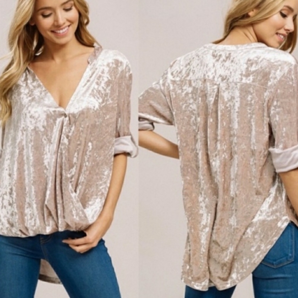 LISTICLE VELVET TOP 🌸